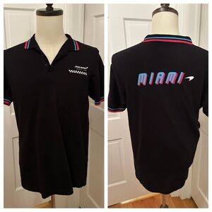 McLaren Formula 1 Team x Castore Miami Polo Shirt Black‎ Size M